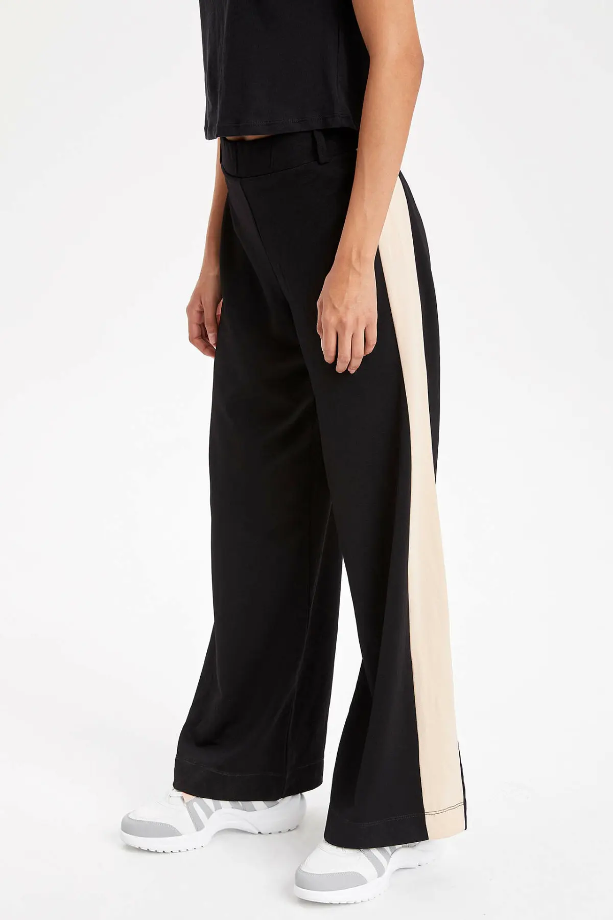 DeFacto новые женские модные полосатые свободные брюки для женщин повседневные с