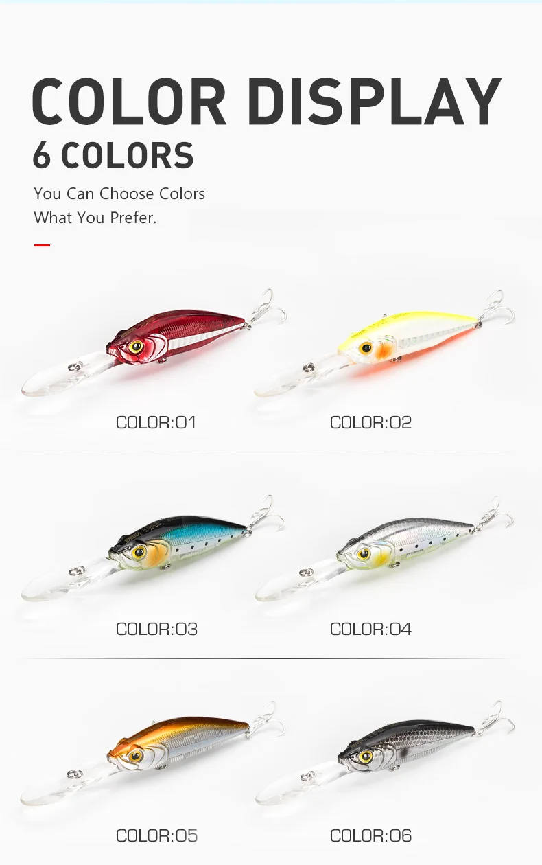 Kingdom Fishing Приманка подвесной гольян 60 мм 7,2 г 70 мм 10 г крепкие крючки искусственные жесткие Джеркбейт воблеры шесть цветов Модель 5502