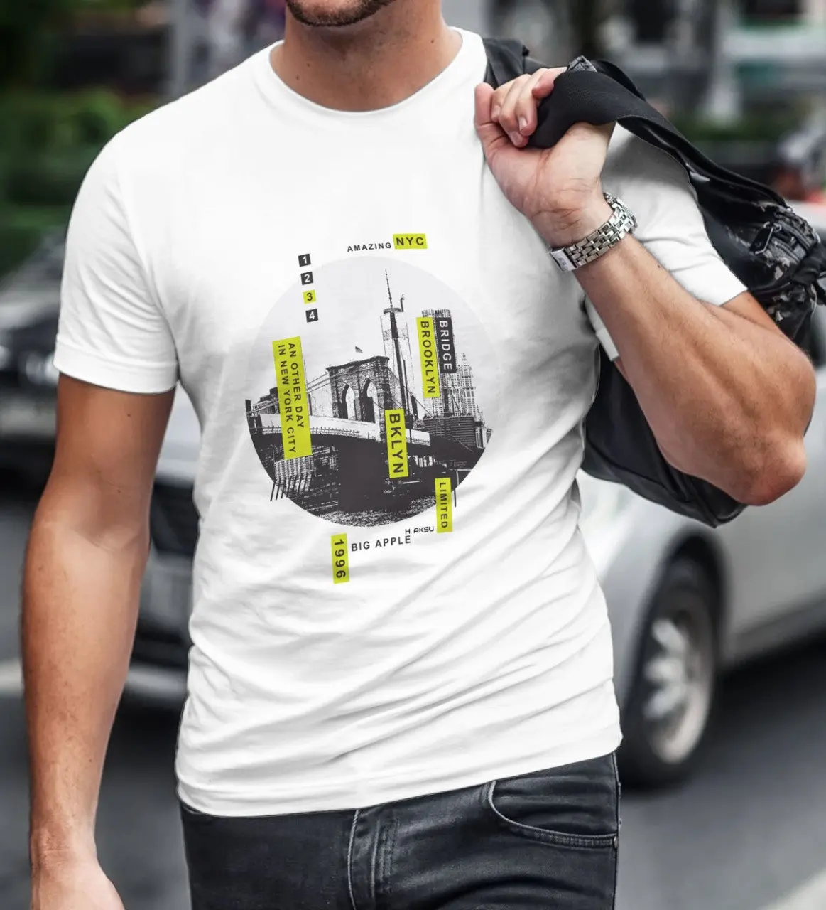 

Персонализированные трендовые мужские T-Shirt-5