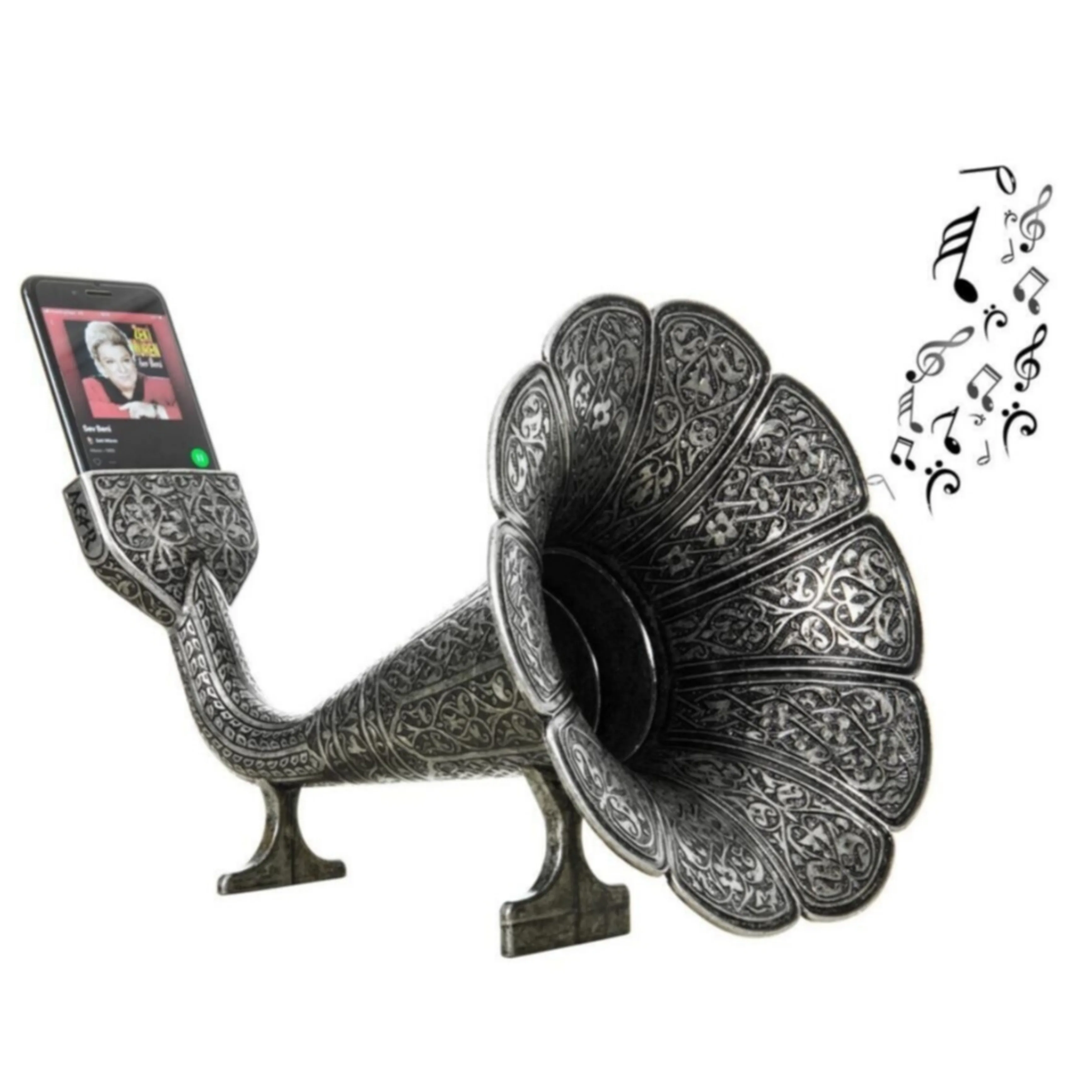 Ностальгическая граммофонная звуковая система усилитель звука аксессуар замак