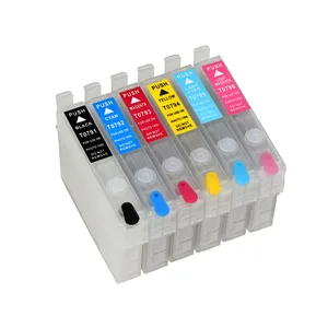 6Colors Refillable Ink Cartridge for Epson T0811-T0816 For Epson Stylus Photo R270 R390 RX590 R295 RX690 RX610 RX615 R290 1410