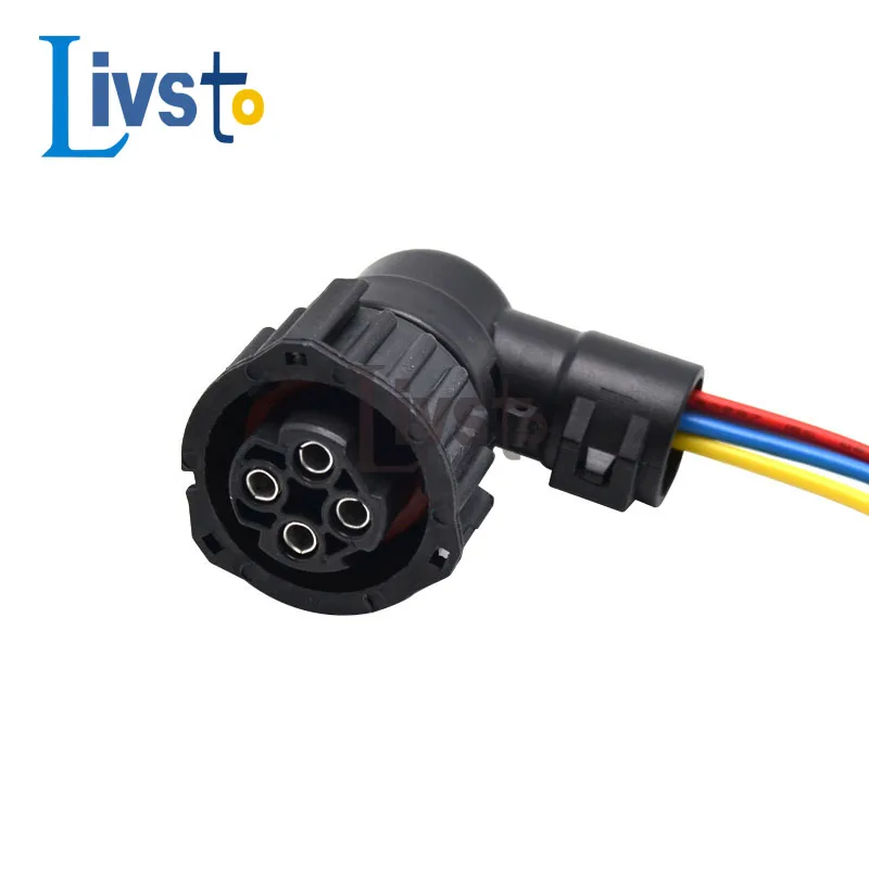 1 компл. 4-контактный Тип TE круглый DIN Водонепроницаемый Автомобильный