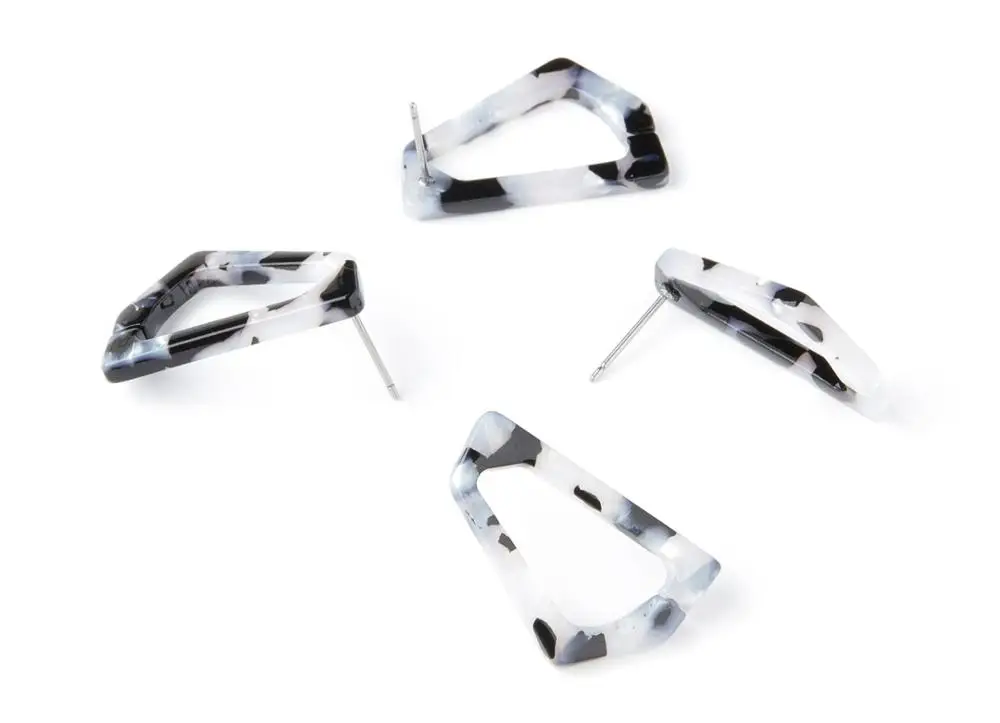 Ацетатные акриловые подвески для сережек-гвоздиков-подвеска геометрической