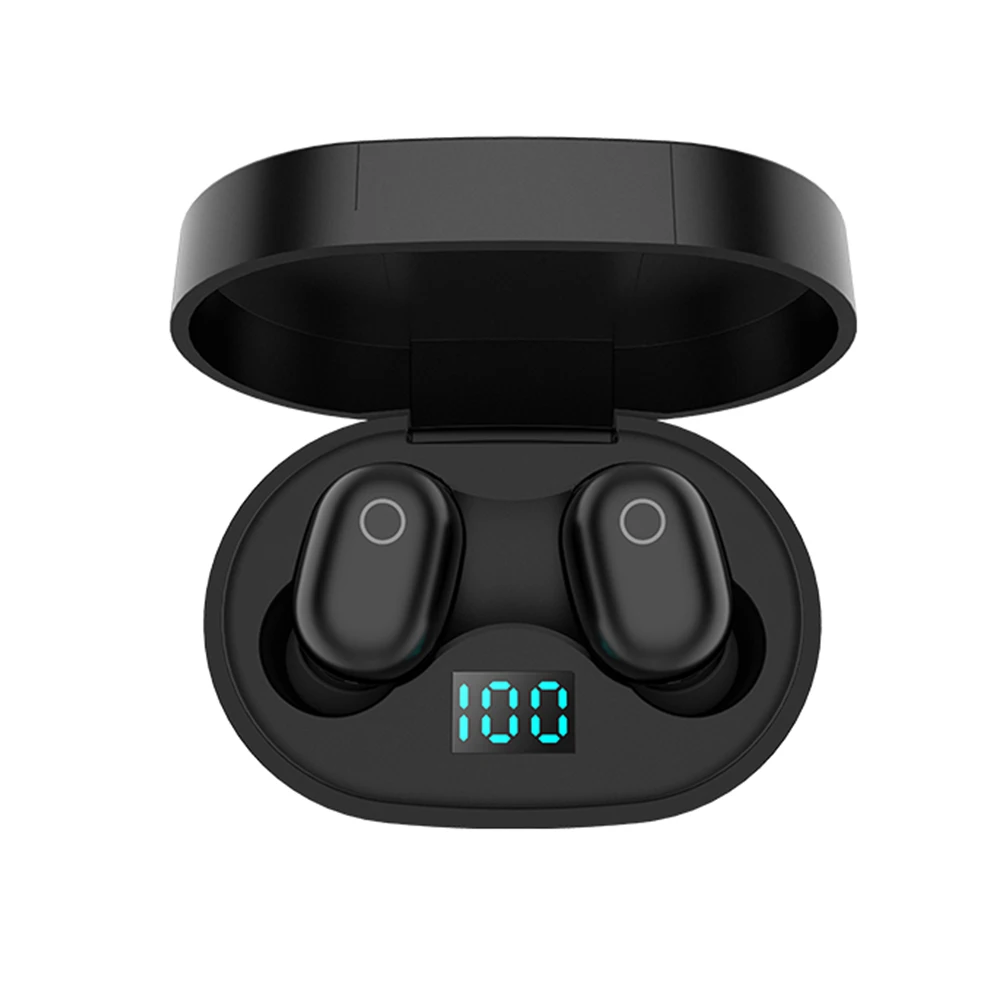 Беспроводные мини наушники F2 Hi Fi TWS Bluetooth 5 0 игровая гарнитура с шумоподавлением