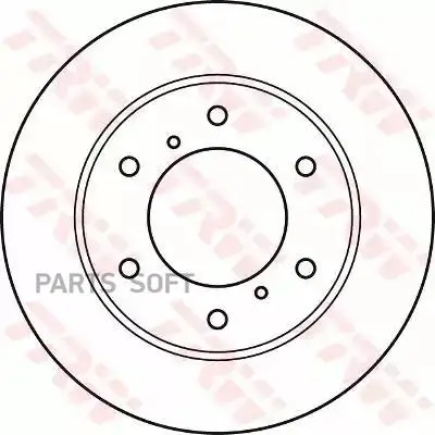 Диск тормозной передний MITSUBISHI L200 (K_4T) PAJERO SPORT II (KG_ KH_) DF4920 2шт № |
