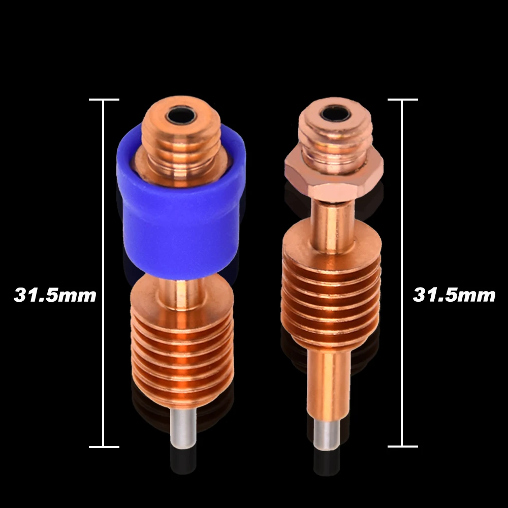 3D Красная ящерица Алюминий и медь Горячий Конец V1 универсальная стандартная