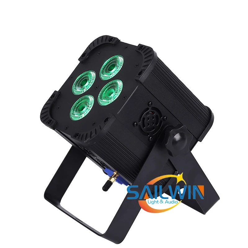 Беспроводной аккумуляторной батареи 6в1 4X18 Вт Rgbwa Uv Led Par Светильник
