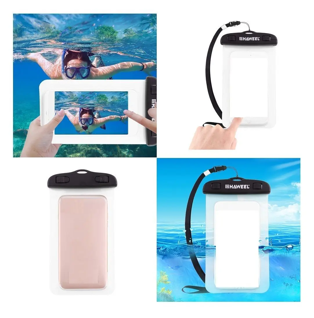 Aquatica погружной 30 м водонепроницаемый Пляжный защитный чехол для Karbonn Aura Sleek 4G VoLTE |