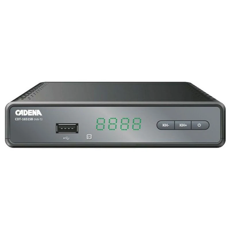 Приставка для Цифрового ТВ Cadena CDT-1651SB ТВ-приемник с поддержкой USB DVB T2 | Электроника