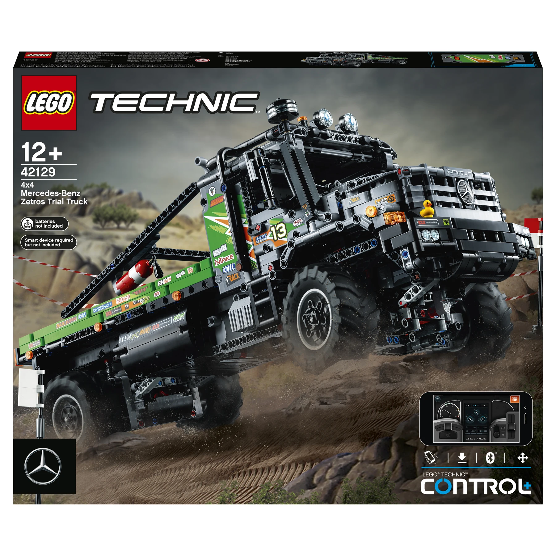 Конструктор LEGO Technic 42129 Полноприводный грузовик-внедорожник Mercedes-Benz Zetros | Игрушки