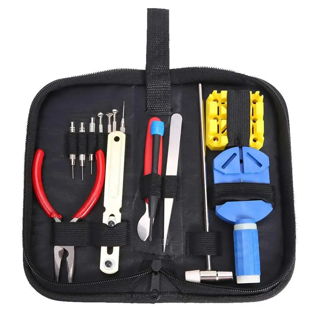 15pcs 149pcs Watchmaker Watch Link Pin Remover Case Opener Repair Tool Kit Set Remover Spring Bar Repair Pry Screwdriver Dropshipping - Color: 15pcs