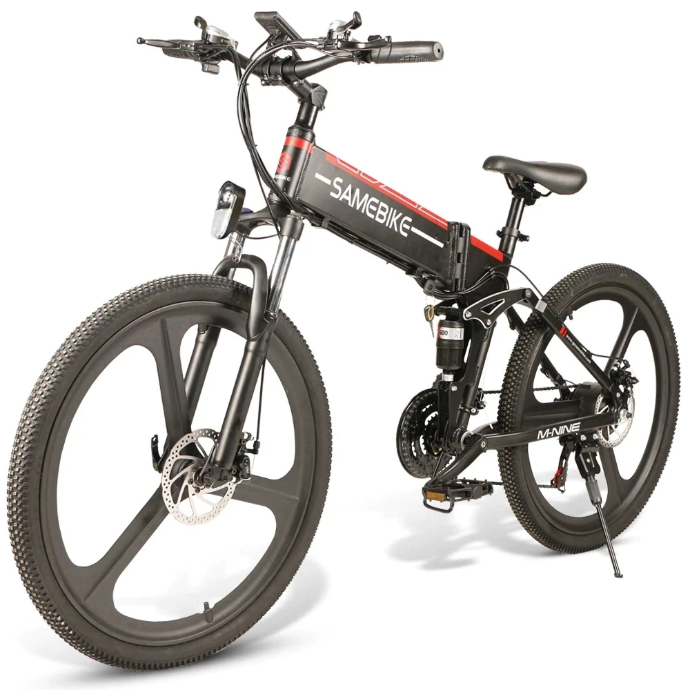 

Samebike LO26 EU Stock 48V 500W Foldable E Bike Max Speed 35km/h Electric Bicycle Battery 10.4AH MTB Bike Motor