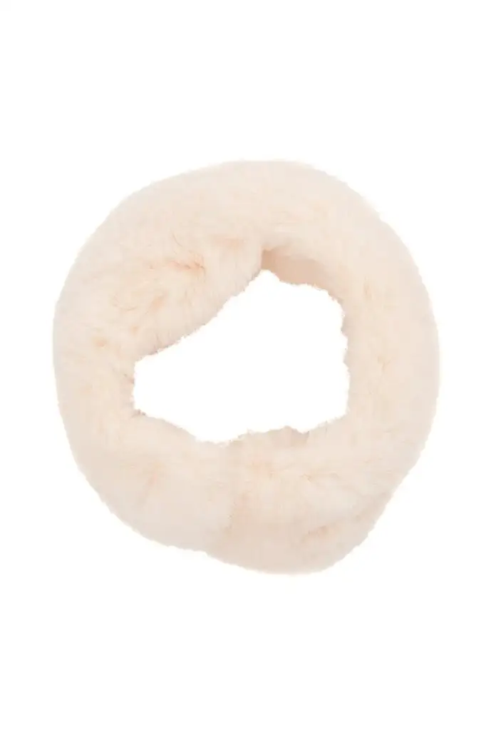 11234 необработанный белый меховой Магнитный воротник |