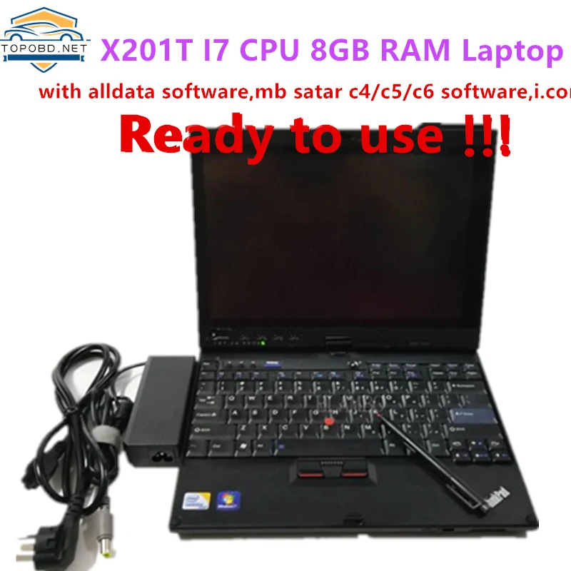 2021 Популярный Ноутбук lenovo X201T i7 cpu 8 Гб RAM для программного обеспечения alldata/mb star c4 c5