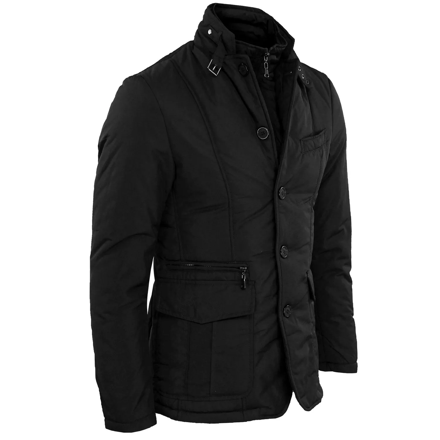 Жилет мужской зимний приталенный элегантный Блейзер Куртка дизайнерские