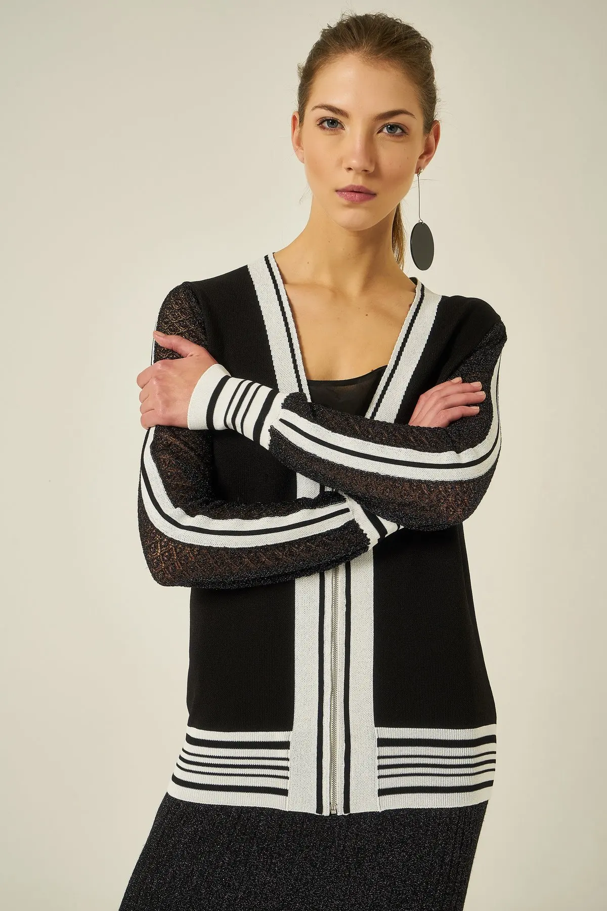 Joinus ажурный Кардиган для девочек с цветочным принтом и молнией женская обувь