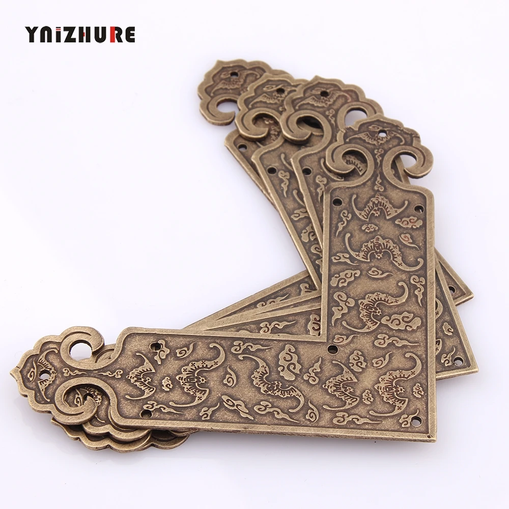 Филигранный L латунный кабошон летучая мышь старинный винтажный уголок плоские