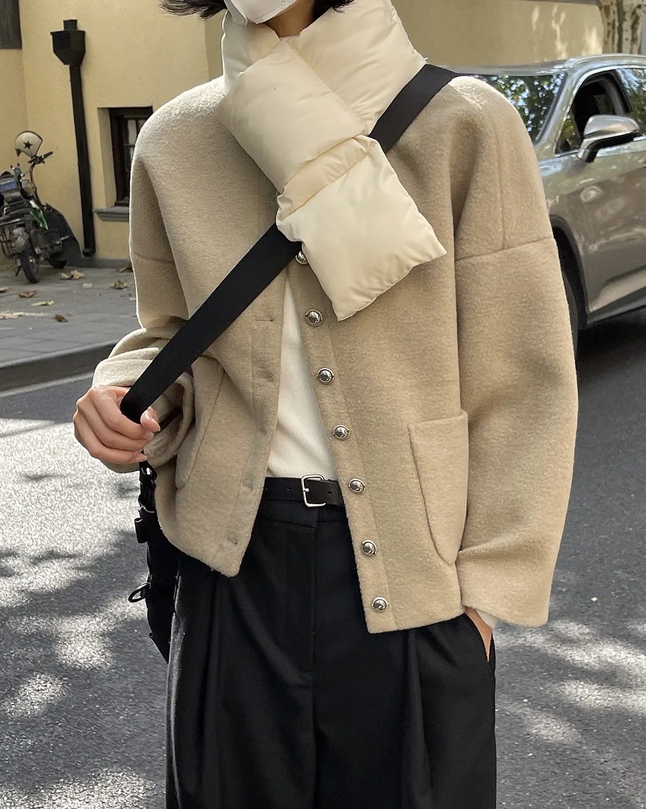 

woman warm winter jacket-coat