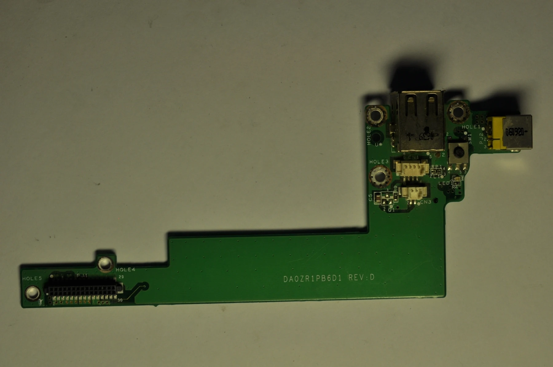 Плата с кнопкой включения разъемами USB и питания для ноутбука Acer Aspire 5050 3050 5570