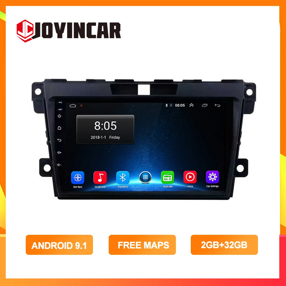 9 &quotAndroid 10 1 автомобильный мультимедийный плеер GPS навигация для Mazda CX7 CX 7 2008 2015 2 Din