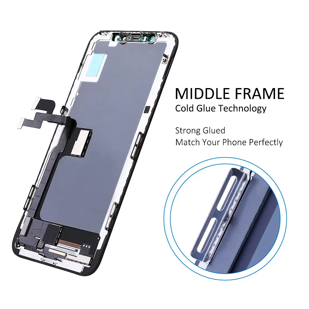 AAA +++ для iPhone X XR XS Max с OEM 3D Force сенсорный дигитайзер в сборе ЖК-экран замена