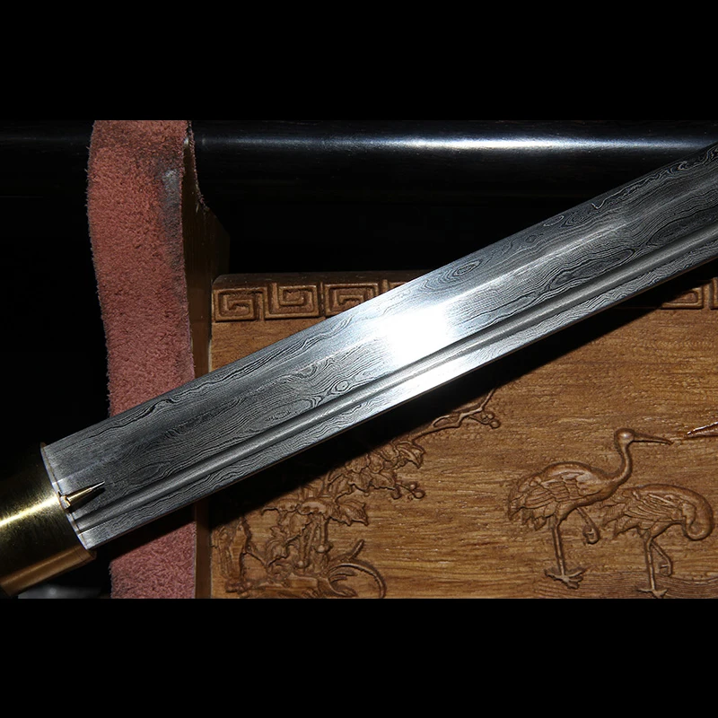 

Ninja Type Cane Sword Ancient Method Of Soil Burnt Blade Treatment Walking Stick Fine Grinding By Hand
