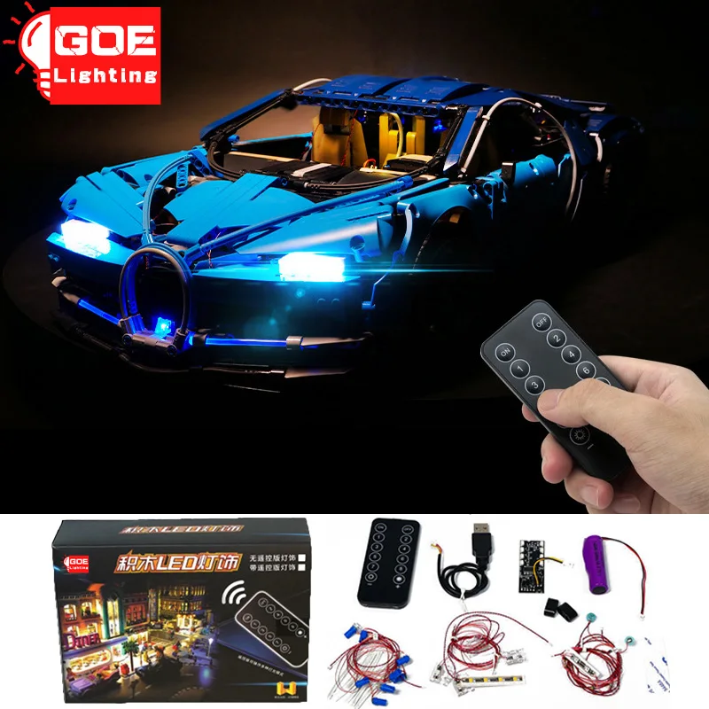 

GOELIGHITNG Brand LED Light Up Kit For Lego 42083 For High-Tech Super Racing Car Building Blocks Lamp Set Toys(Only Light Group)