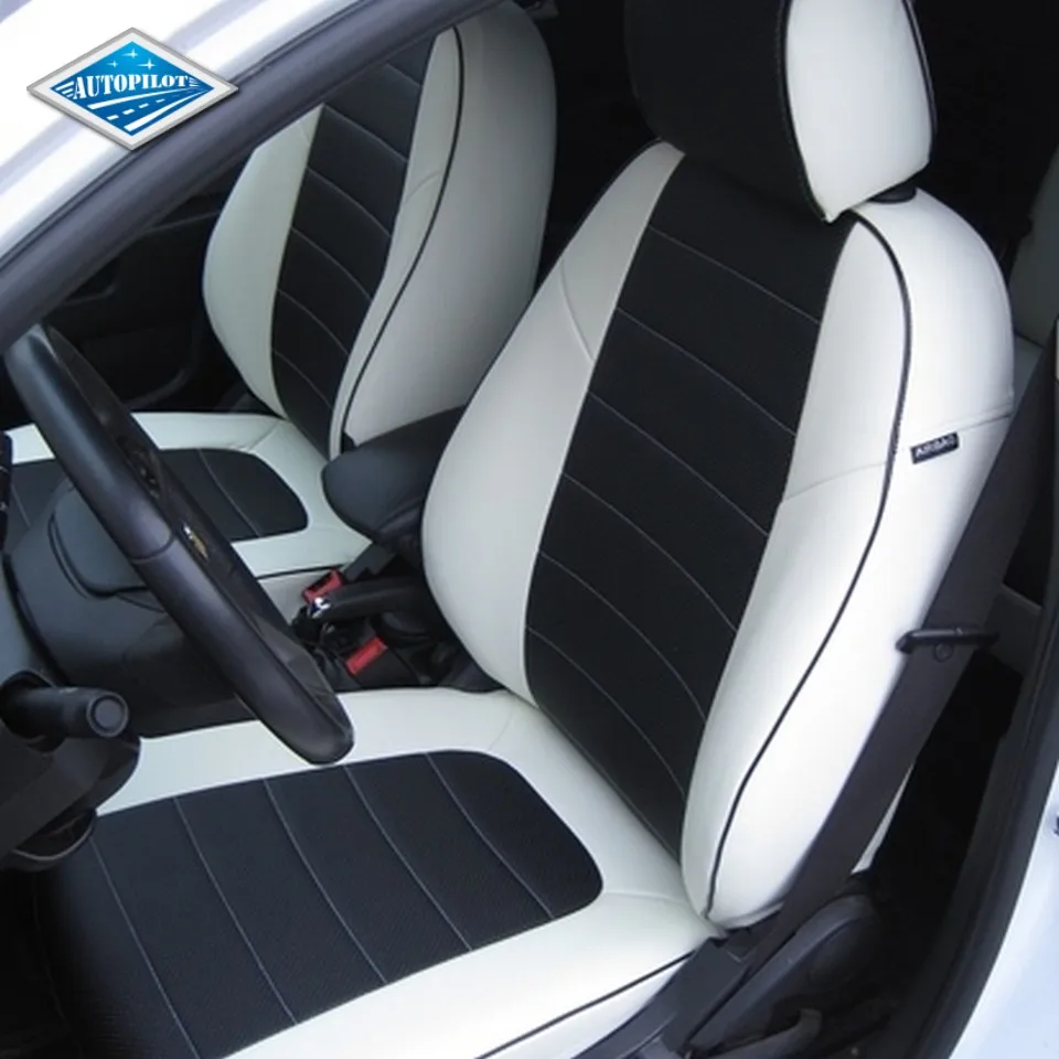 Для Chevrolet Aveo T300 2011 2016 Комплект модельных авточехлов из экокожи Аригон