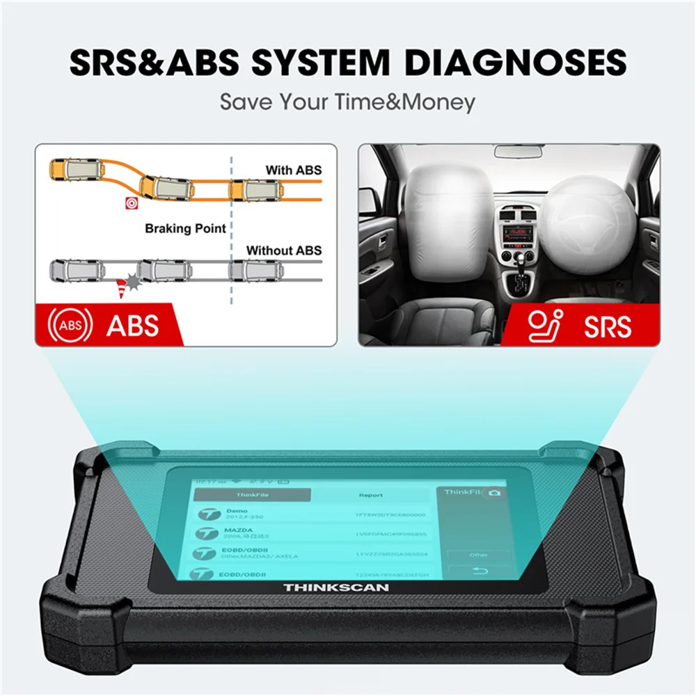 Диагностический сканер THINKCAR SR2 obd2 для автомобиля из АБС-пластика с функцией