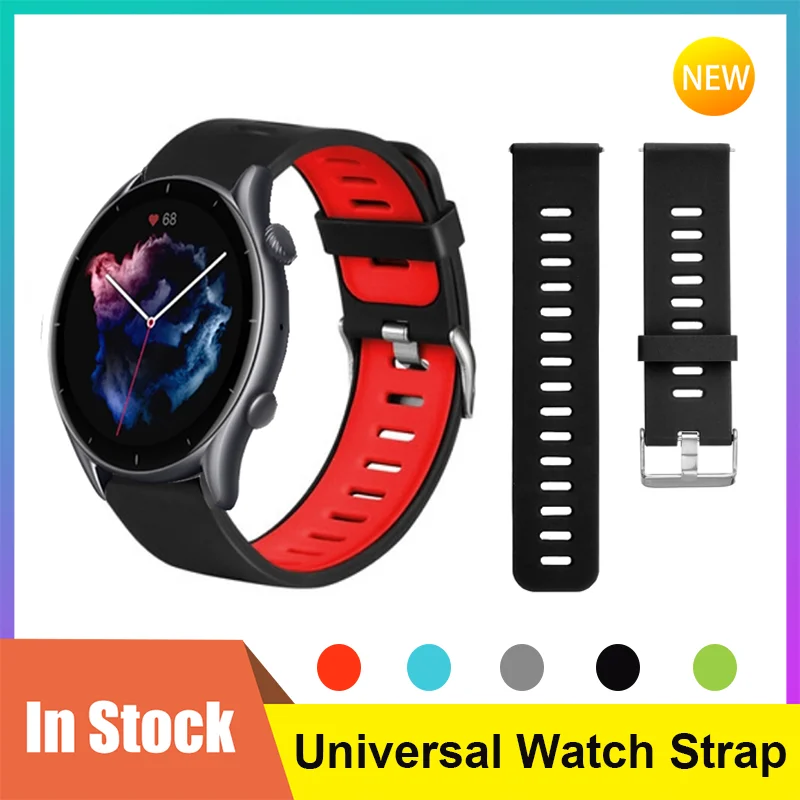

22MM Smart Watchband Strap For Amazfit GTR 47MM/GTR2/GTR 3/pro For Huawei Watch GT/GT 2/GT 2e For Ticwatch Garmin Samsung Honor