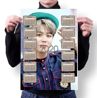 Календарь настенный на 2020 год BTS БТС №2 А1 | Канцтовары для офиса и дома