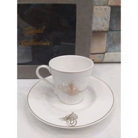 luxury ottoman turkish arabic coffee cups high quality porcelain turkish tea coffee espresso cup mug ceramic set made i%cc%87n turkey