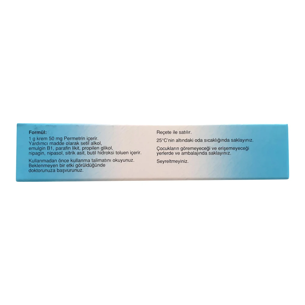 

Metrin Skin Cream Permethrin 5% 30 GR - Treatment of Parasites Caused by Scabies and Pubis Lice, Over Itching (3 Pack)
