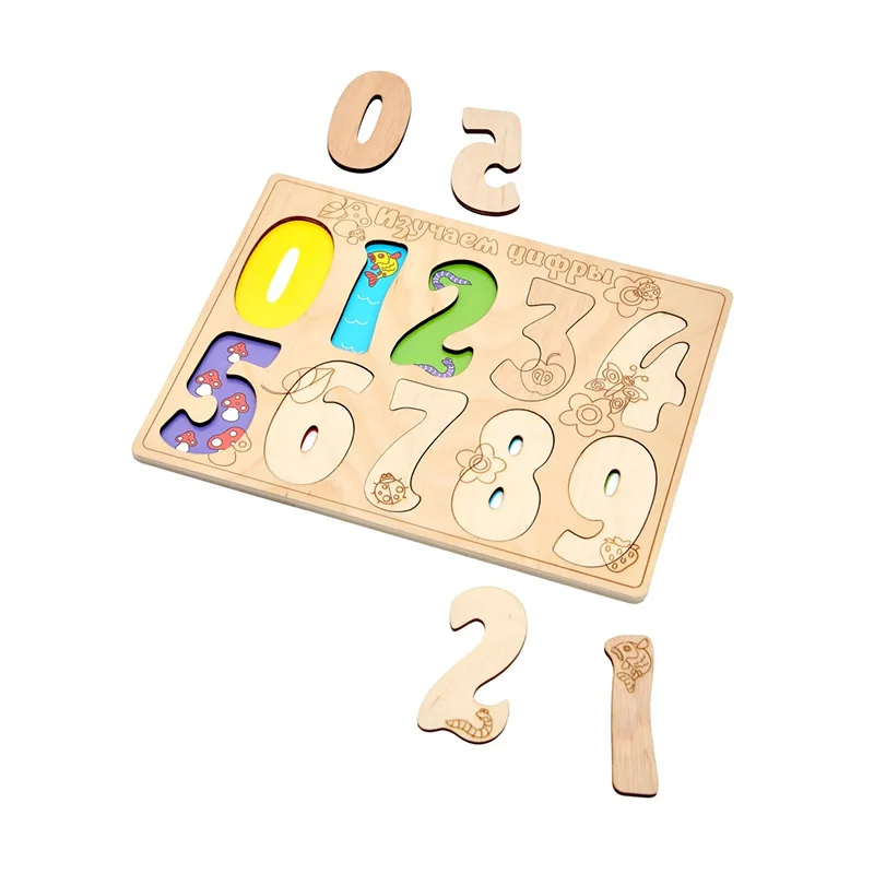 Развивающая деревянная игра для детей kinda учим буквы цифры формы цвет | Игрушки и