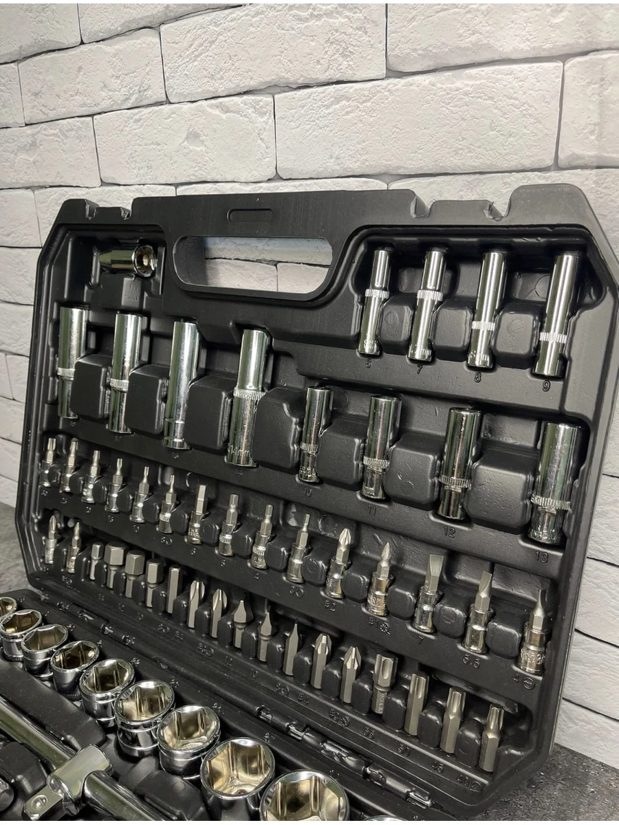 Набор головок 94 предмета. Набор головок 94 предмета. Набор головок 94 предмета. Кинг-94 набор ключей. Набор торц головок , ключей 61пр 1/4 -1/2 эврика er-tk61.