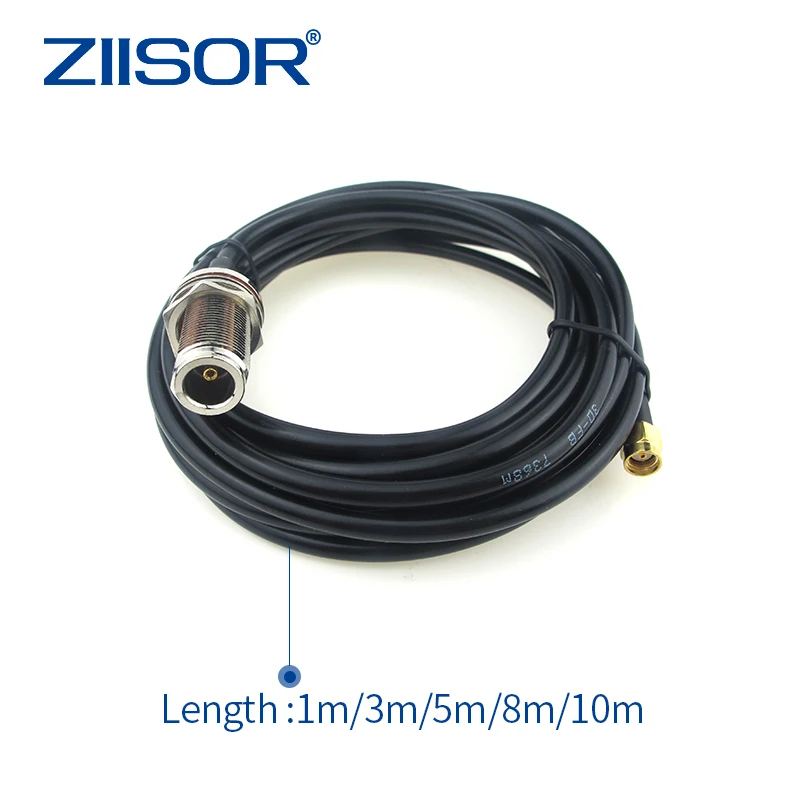 

Antenna Extended Cable with Adapters N Female to RP SMA Male Extension Wire 3D-FB Low Signal Loss