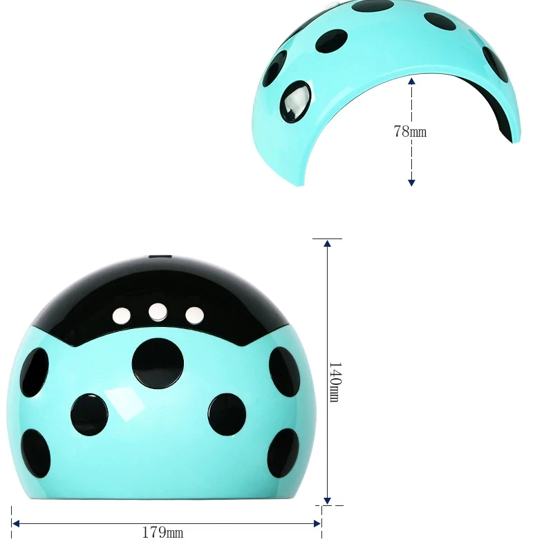 

CYSHMILY Beetle type 24W Nail drying Manicure Liight Machine Led double light source nail polish baking light