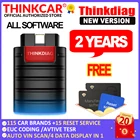 THINKCAR Thinkdiag полное Программное обеспечение 2 года бесплатное обновление 15 Сервис Bluetooth-совместимый Android IOS OBD2 сканер диагностический инструмент