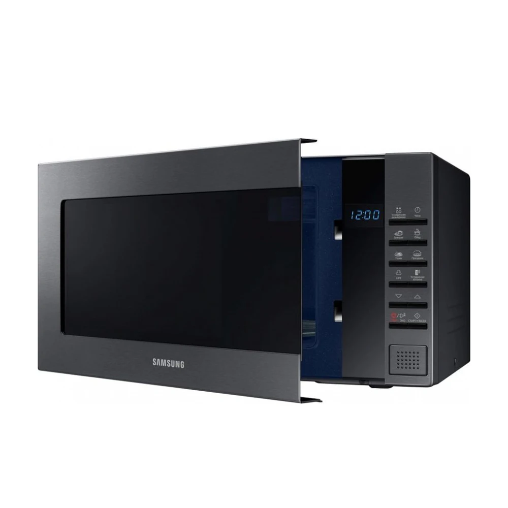 Микроволновая Печь Samsung ME88SUG/BW 23л. 800Вт черная сталь | Бытовая техника