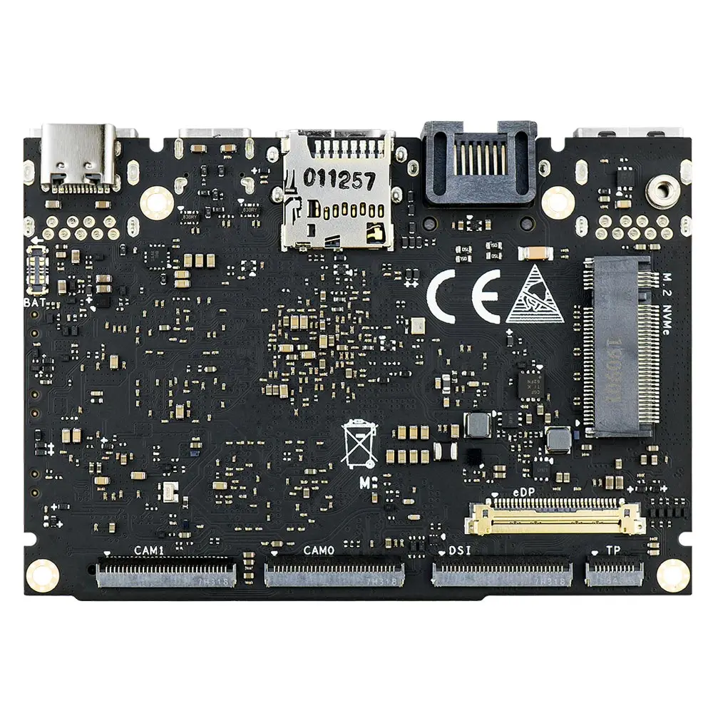 Smartfly Khadas Edge V Rockchip RK3399 ARM SBC/одноплатный компьютер 4 Гб LPDDR4 128 ГБ EMMC поддержка Linux Ubuntu