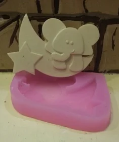 

Elephant on the moon silicone mold