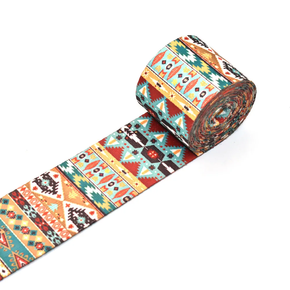 

Webbing Belt Bag Belts Leash Ribbon Bag Webbing - 2"Grosgrain Ribbon Colorful Canvas Webbing Knit Tape Ribbon for Bag Craft
