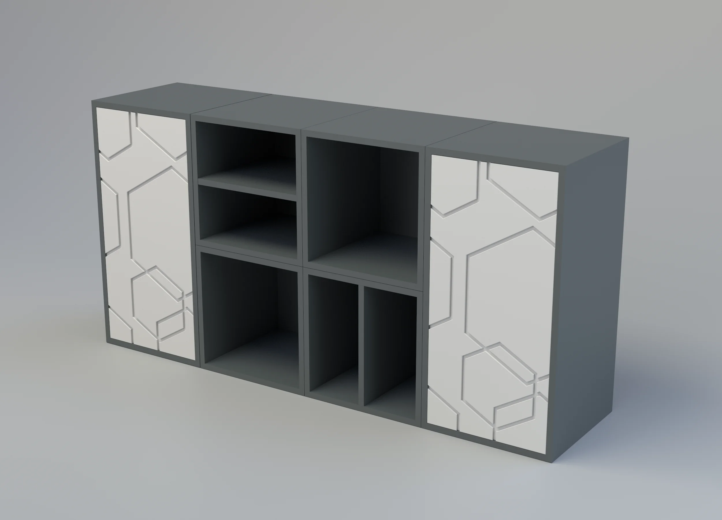 Модуль Куб с фасадом Универсальные модульные шкафы &quotКуб&quot от фабрики