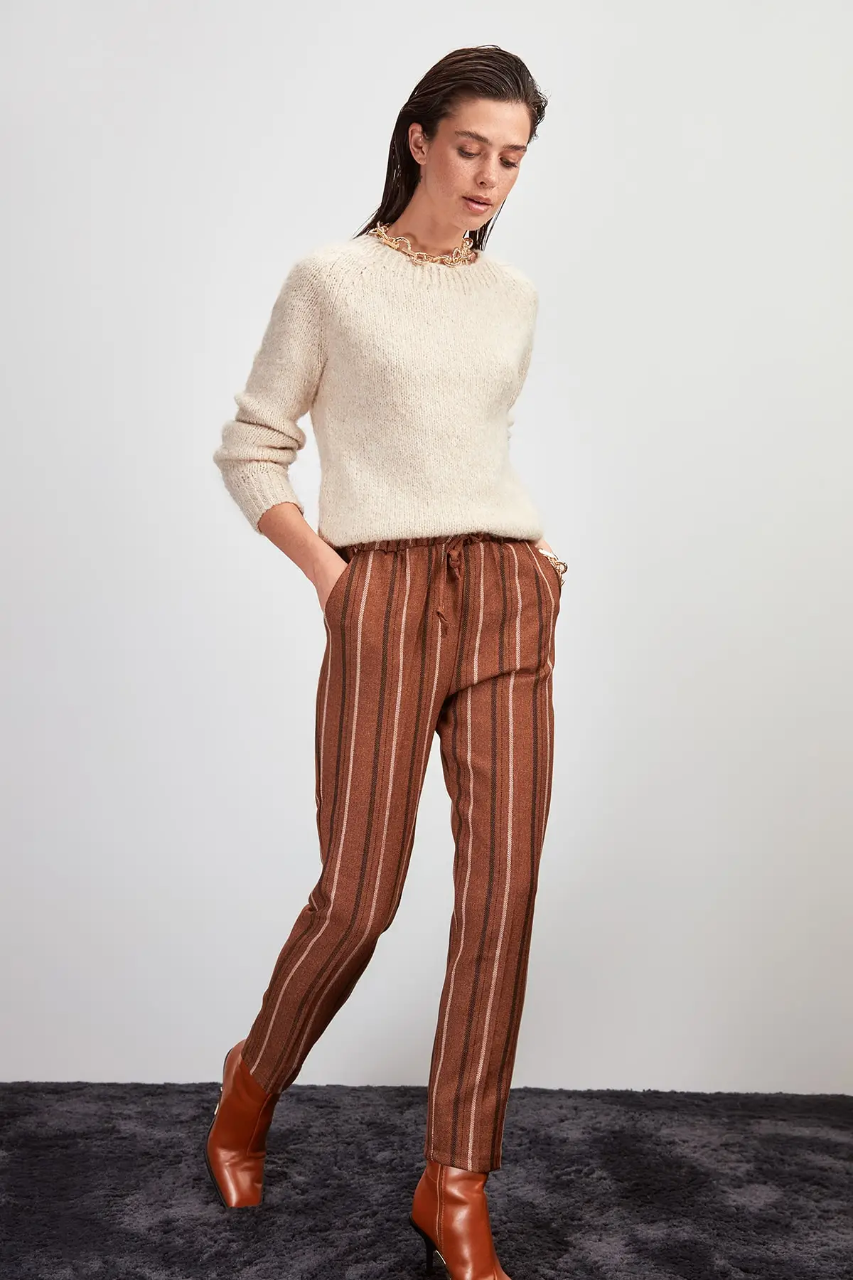 Штаны со шнуровкой TWOAW20PL0539