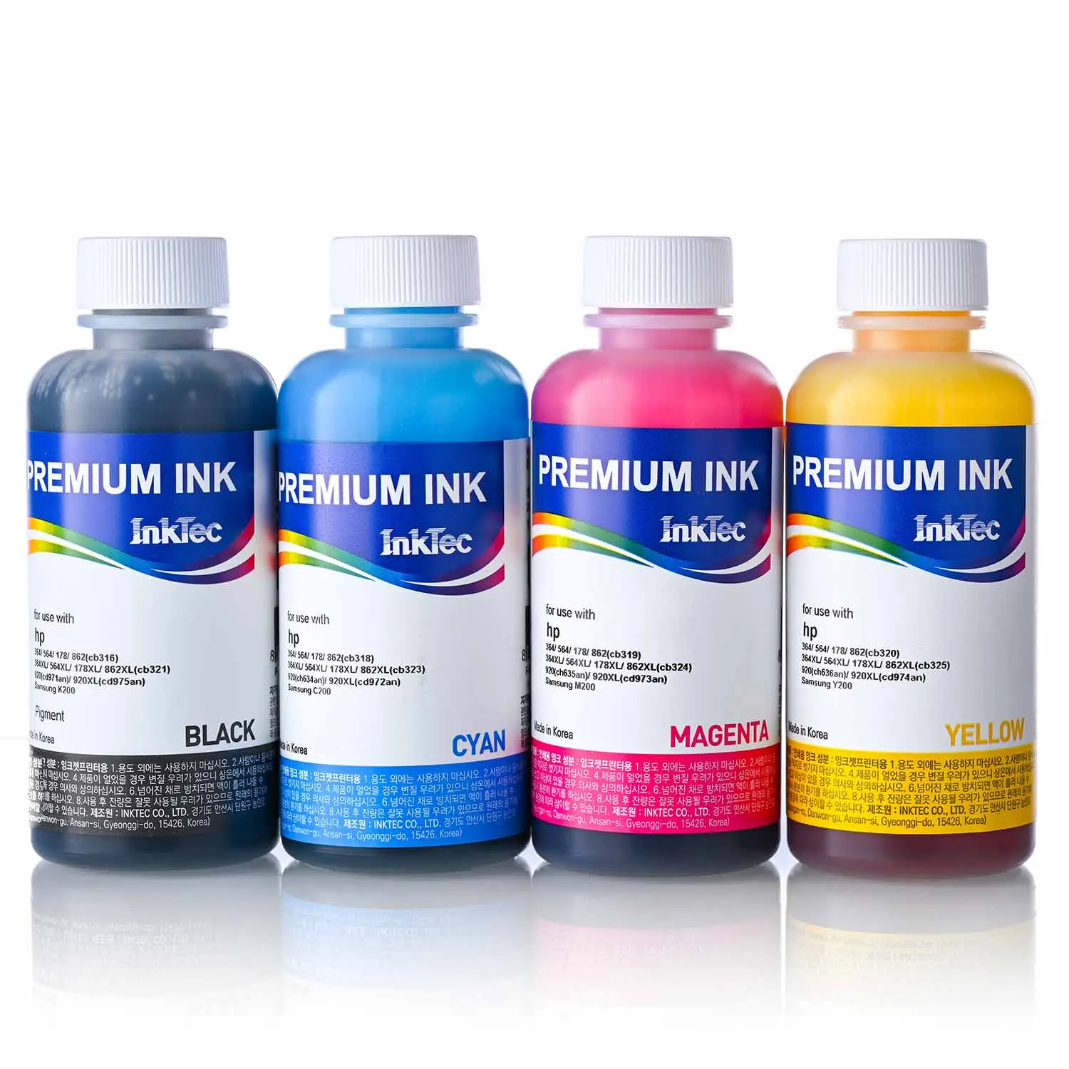 Чернила для принтера HP DESKJET INK ADVANTAGE 5645 5575 OFFICEJET 202 252 Premium Ink 4 х 100 мл комплект |