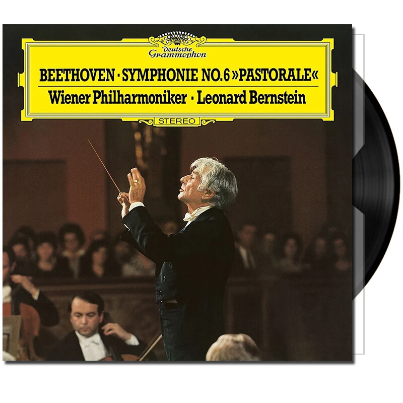New Genuine 33 RPM 12 inch 30cm 1 Vinyl Records LP Beethoven Sixth Symphony Music Leonard Bernstein Wiener Philharmoniker
