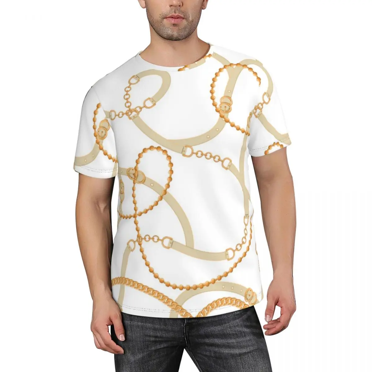 

Мужские летние топы, Пляжная футболка для мужчин, повседневная одежда с коротким рукавом, футболка в стиле хип-хоп, 3D печать, о-образный выре...