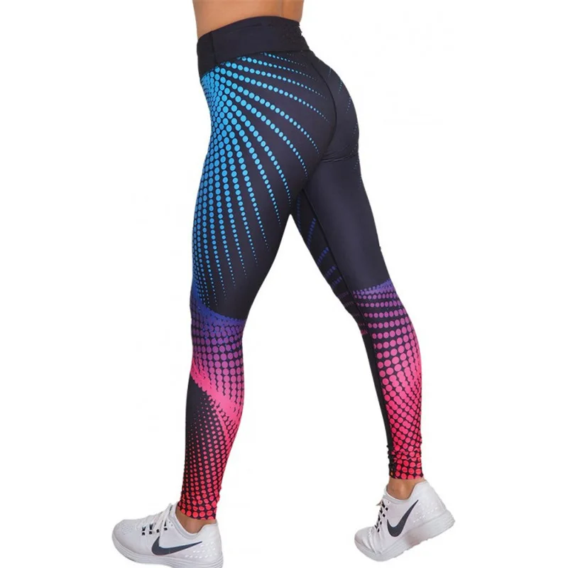 

Women Yoga Pants Workout Sport Leggings Fitness Clothing Jogging Running Pants Gym Tights Stretch Print Sportswear Yoga Leggings