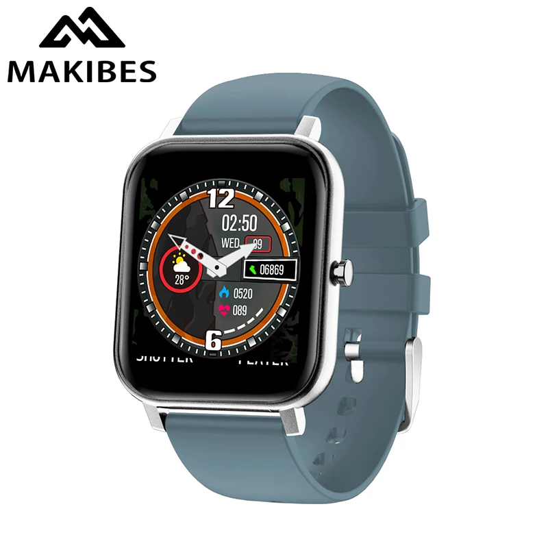 MAKIBES V20 1 4 большой экран Смарт часы браслет HR артериальное давление здоровье