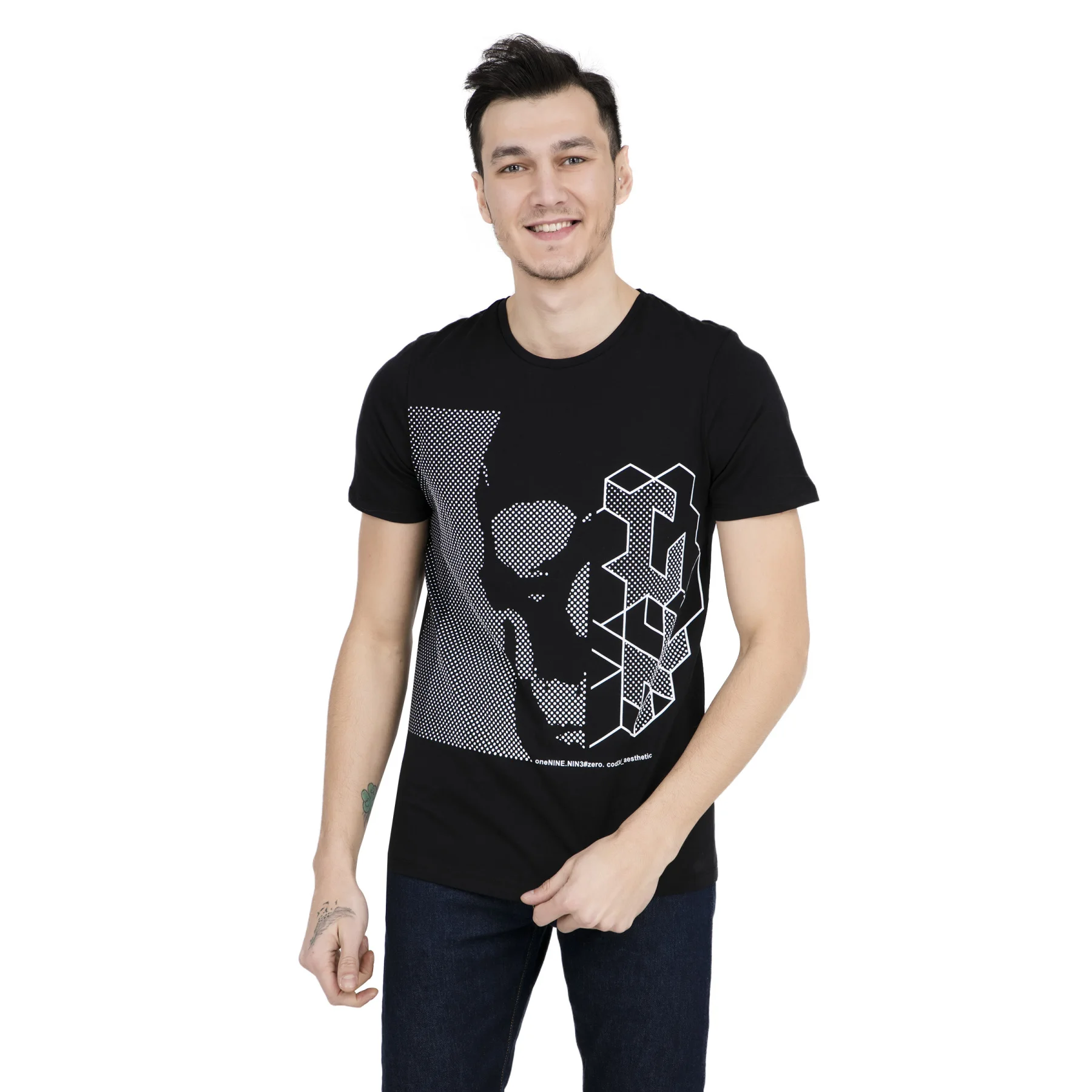 Футболка с круглым вырезом JACK & JONES CORE JCOCES SS 12143231|Мужские футболки| |